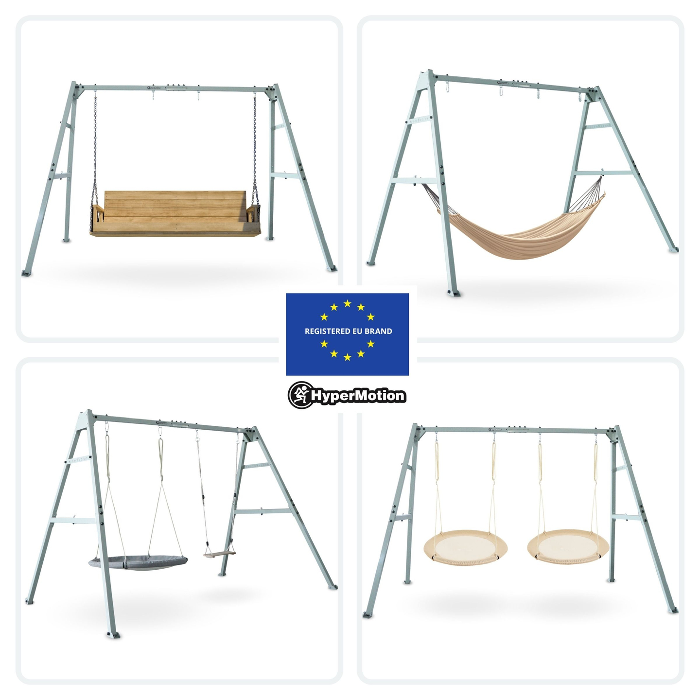 Teräsrunko puutarhakeinua tai riippumattoa varten