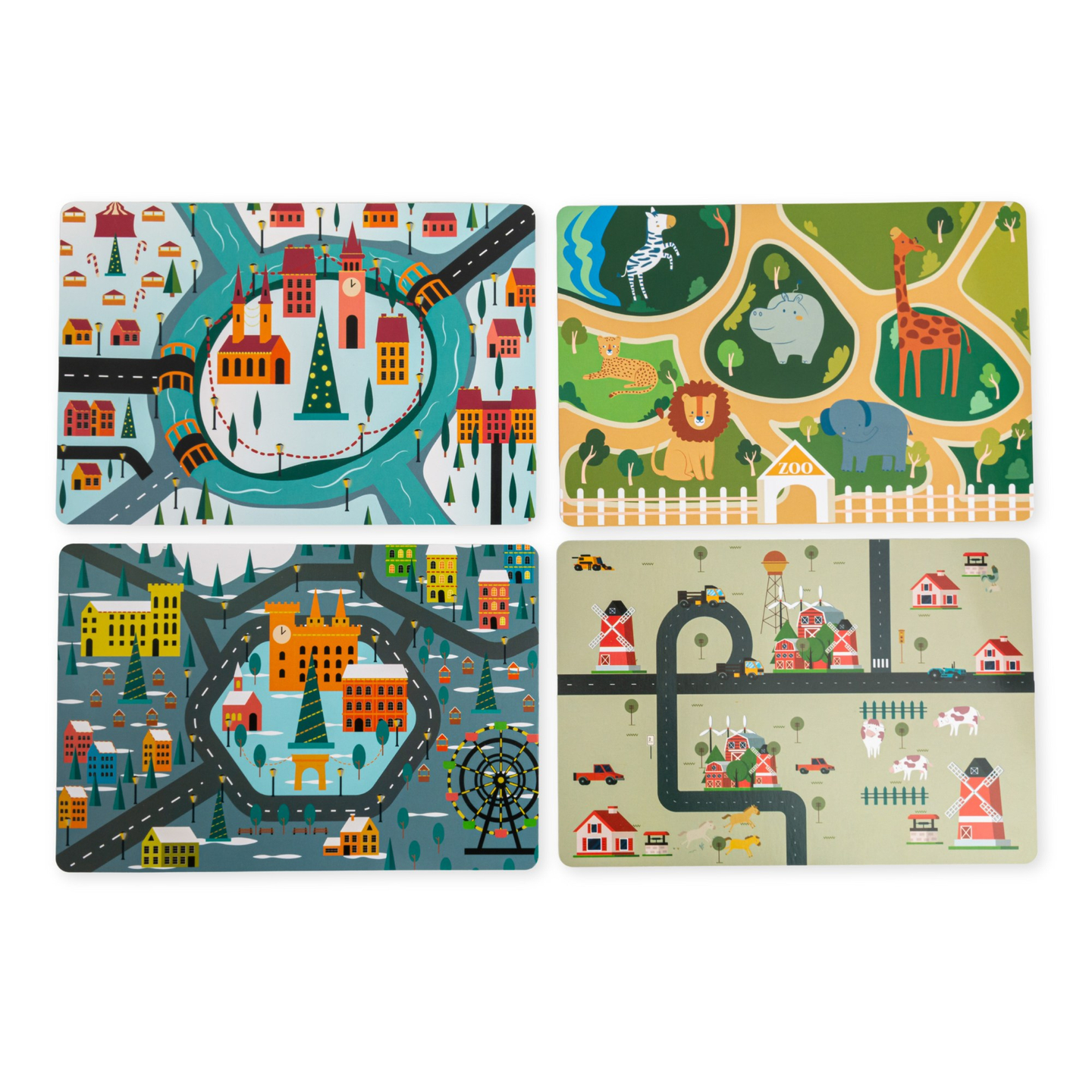 Puinen Montessori-lauta 2-in-1 Ohjaamo pienelle kuljettajalle ja lentäjälle – ohjauspyörä, vaihdekeppi, matkakartat, tutka