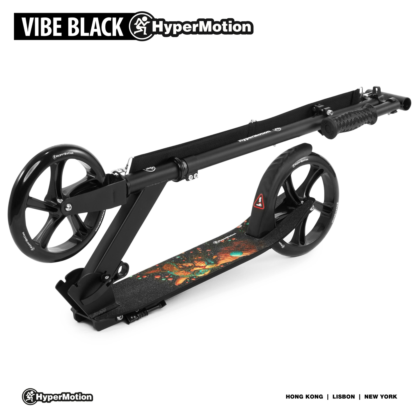 Kaksipyöräinen kaupunkiskootteri VIBE Black HyperMotion - 100kg