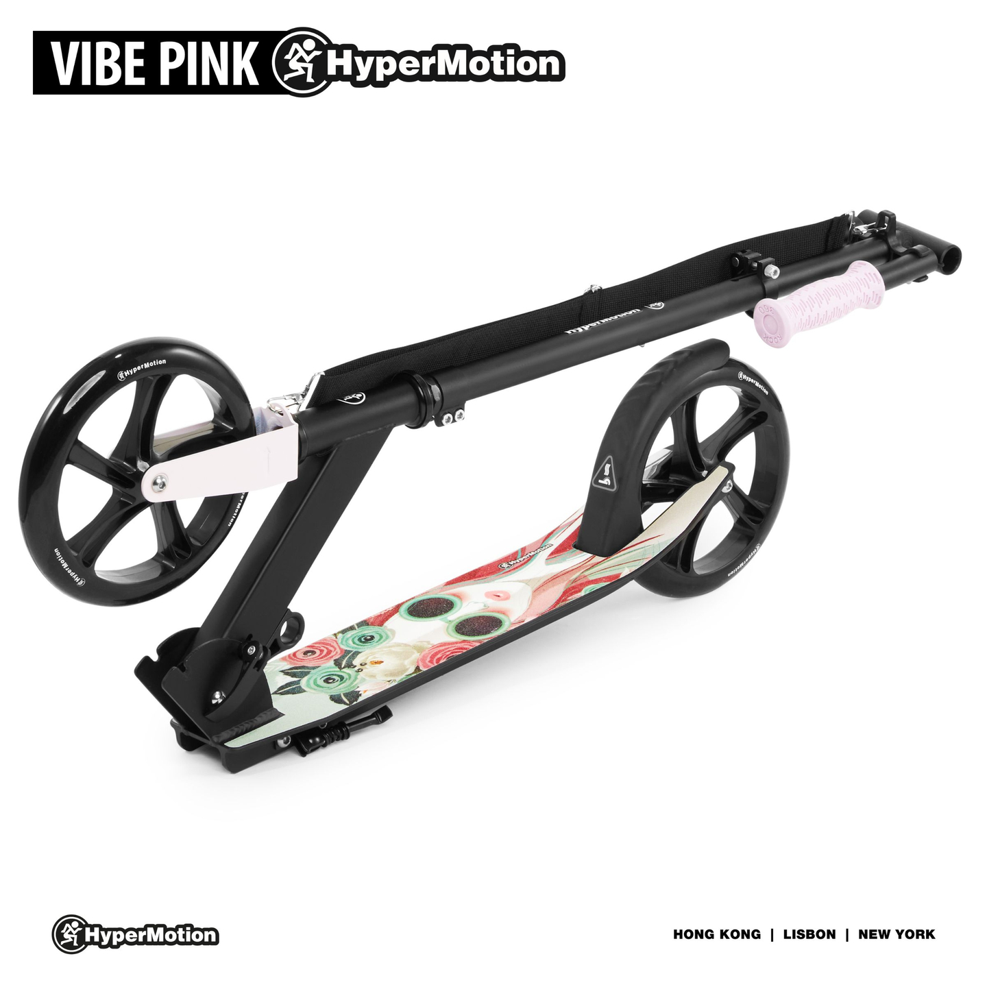 Kaksipyöräinen kaupunkiskootteri VIBE Pink HyperMotion - 100 kg