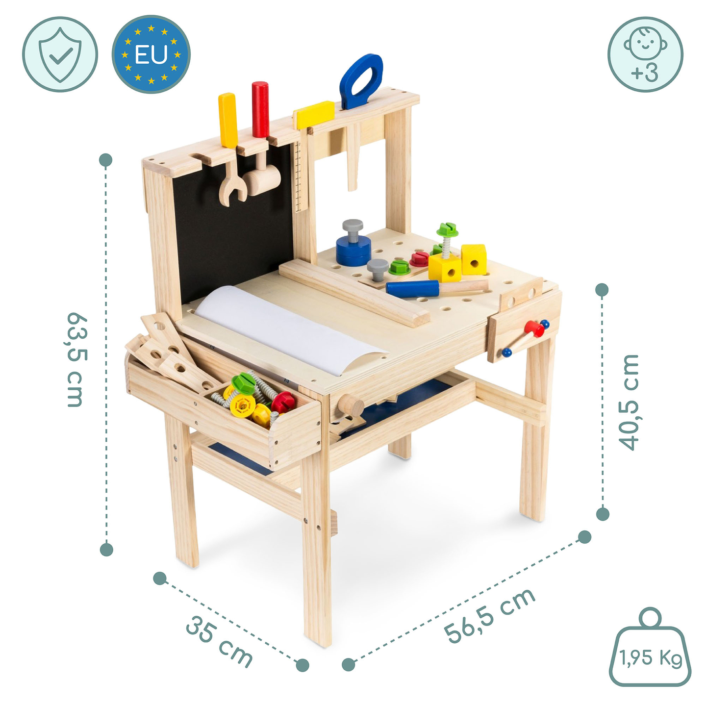 Puinen DIY-sarja XXL - 75 palaa