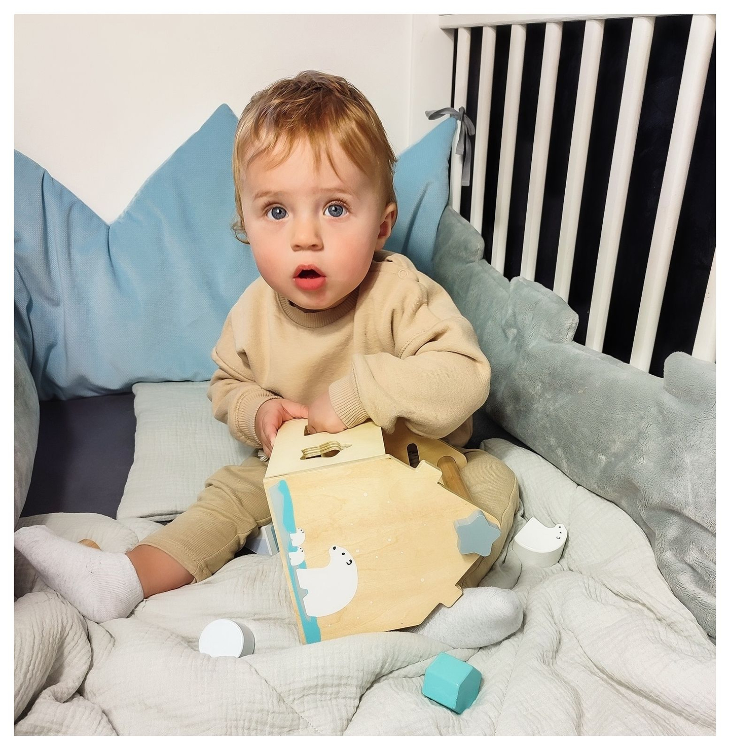 Sorter - opettavainen puutalo palikoilla