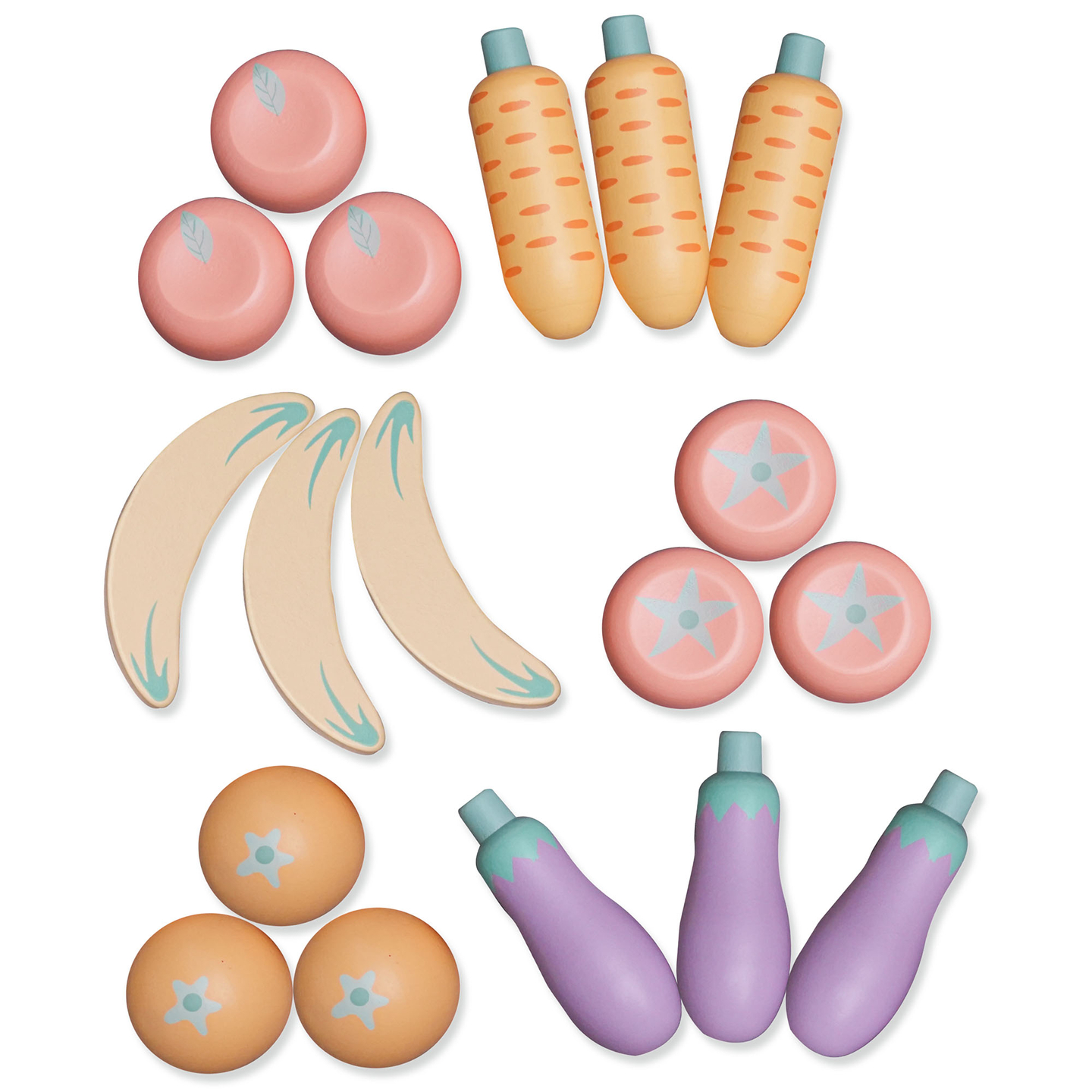 Suuri puinen XXXL-myymälä lapsille pikaruokapalkalla - Kulmakauppa + kahvinkeitin + uuni + jääkaappi - 106 ac.