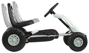 CHESTER poljettava go-kart - ajettava 3-6-vuotiaille lapsille - harmaa