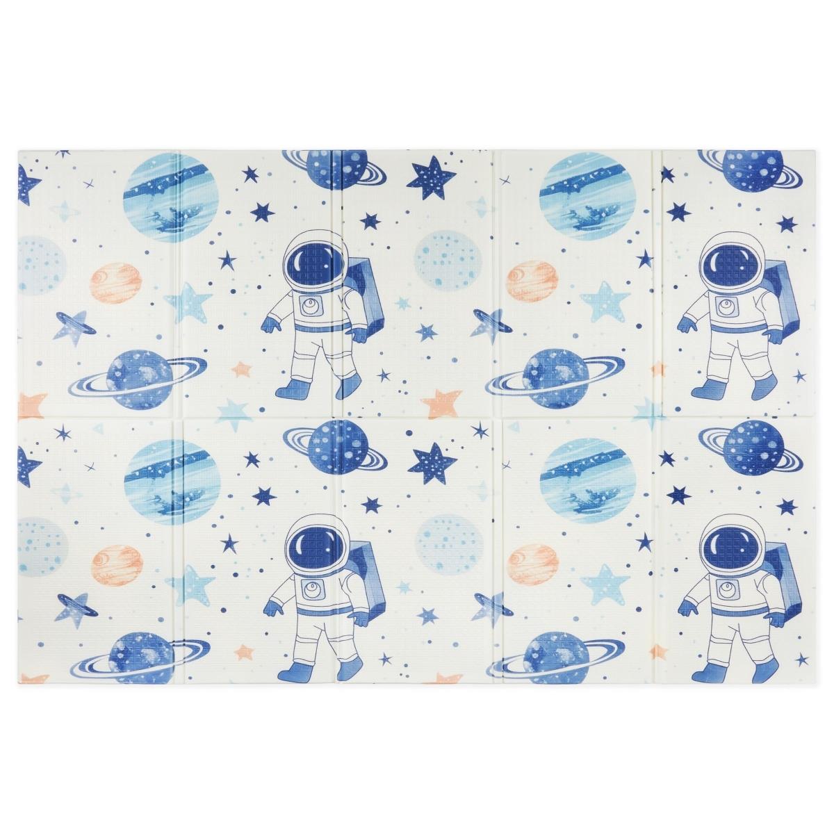 Kaksipuolinen kokoontaitettava vaahtomuovimatto 180 x 120 x 1cm - Cosmos/Geometriset kolmiot