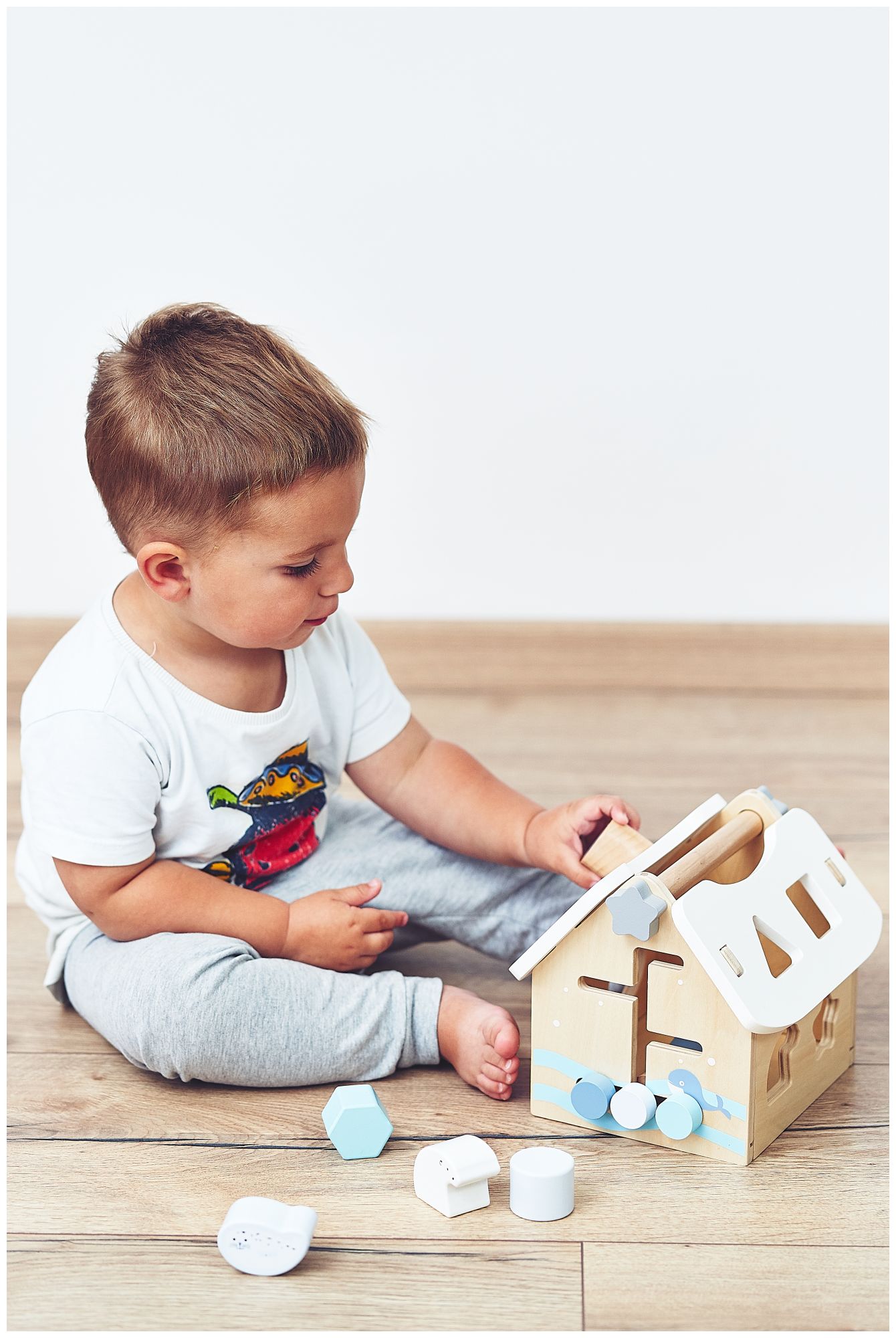 Sorter - opettavainen puutalo palikoilla