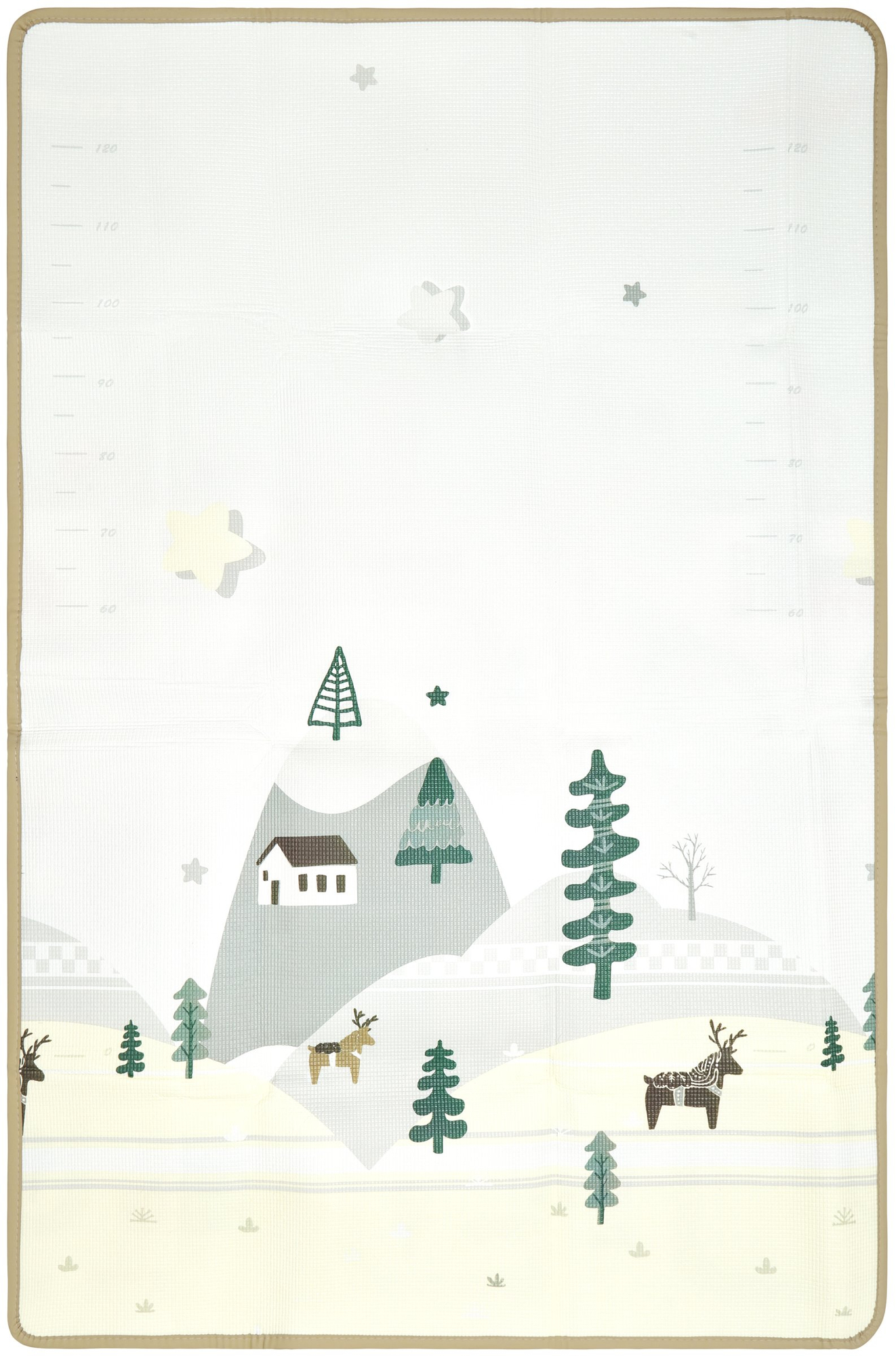 Kaksipuolinen vaahtomuovimatto - satumaa / talvilinna