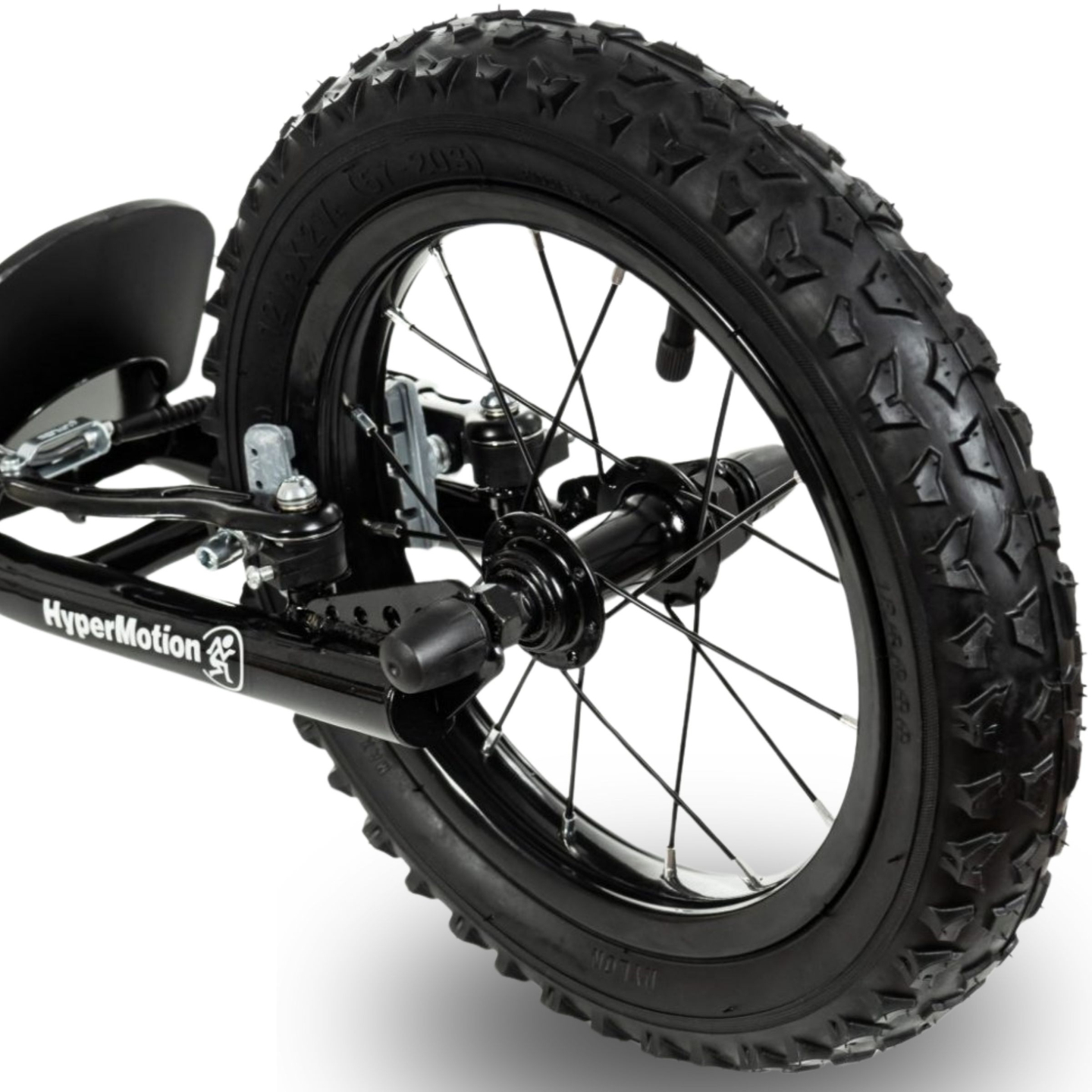 HyperMotion VIVA 12 skootteri (30cm pumpatut pyörät) - Musta