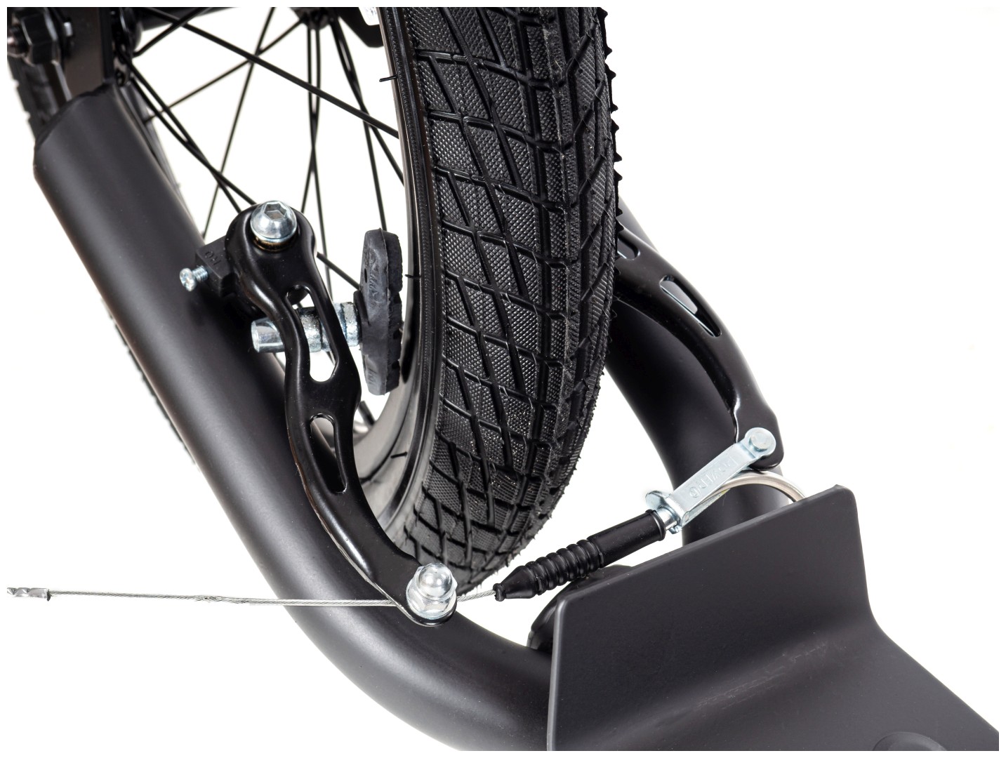 HyperMotion RIVA -kaupunkiskootteri, jossa on 50 cm:n ja 40 cm:n puhallettavat pyörät