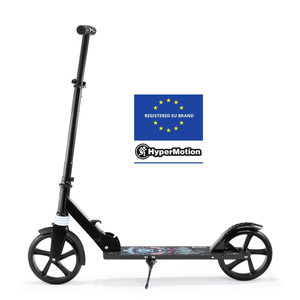 Kaksipyöräinen skootteri nuorille aikuisille - iskunvaimentimella - Hypermotion CITY SWIFT Digital Lion - 100kg