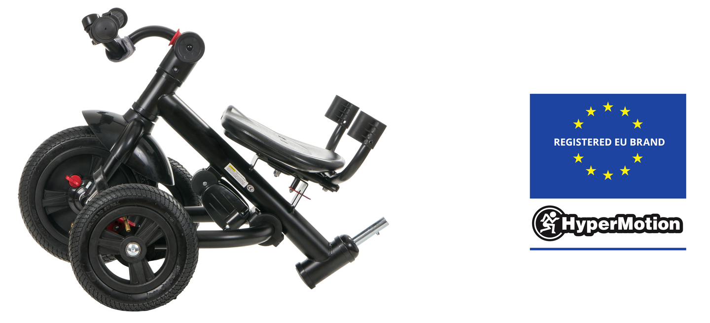 Tobi Velar kolmipyöräinen polkupyörä + sadekelmu - vaaleanpunainen