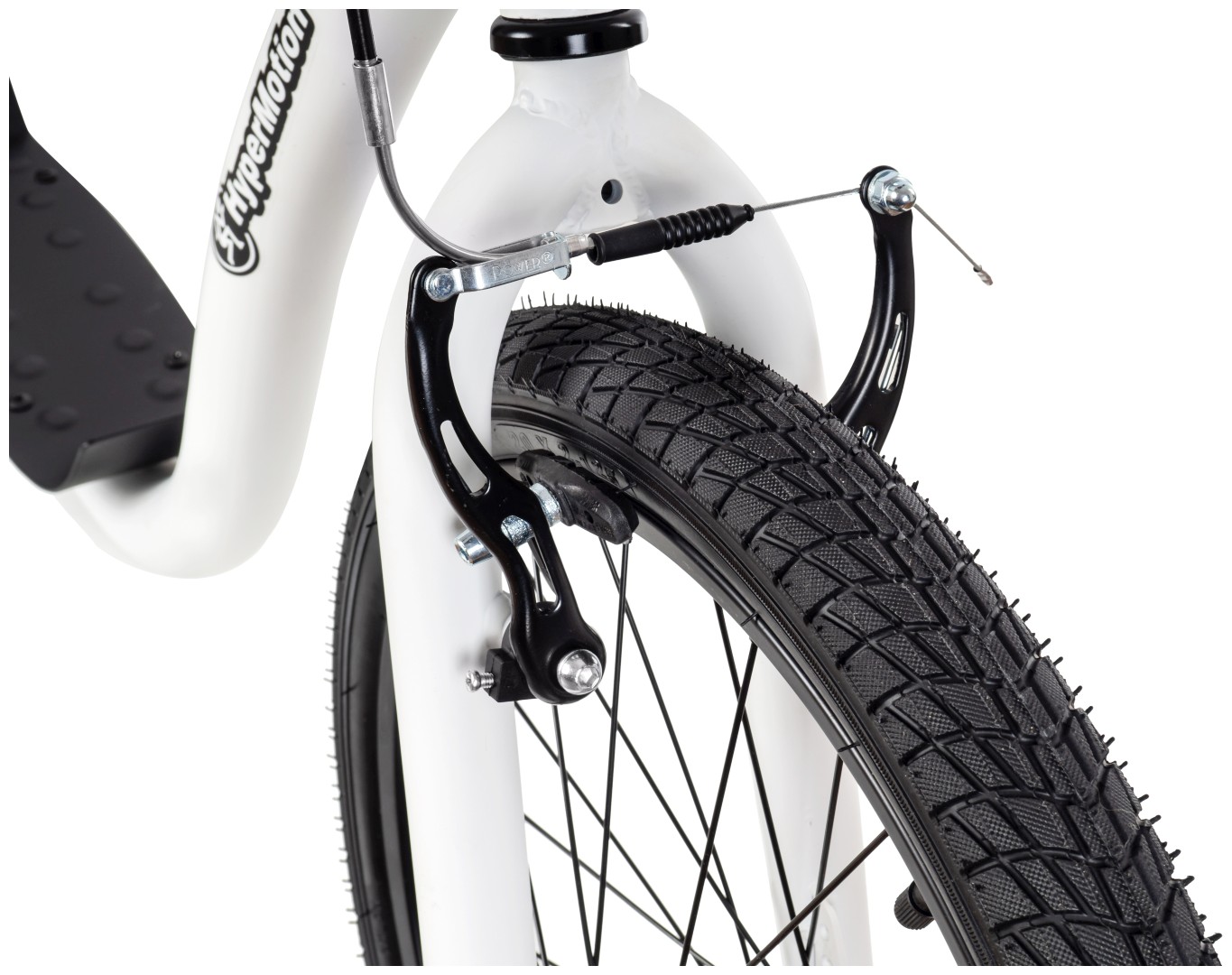 HyperMotion RIVA -kaupunkiskootteri, jossa on 50 cm:n ja 40 cm:n puhallettavat pyörät