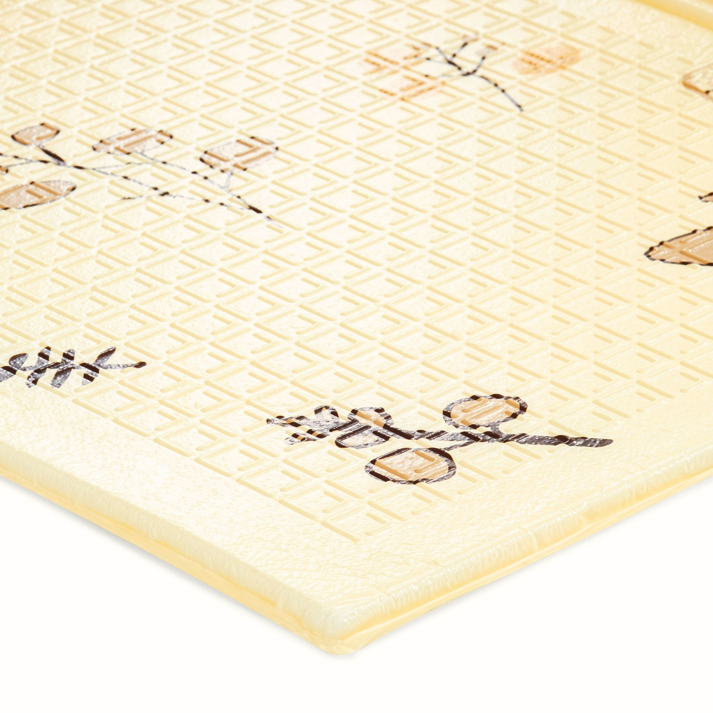 Kaksipuolinen taitettava vaahtomuovimatto 180 x 120 x 1 cm - Magic Forest/Autumn Streets - boho