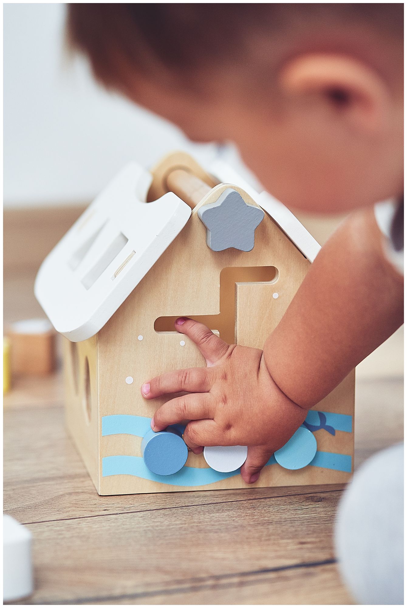 Sorter - opettavainen puutalo palikoilla