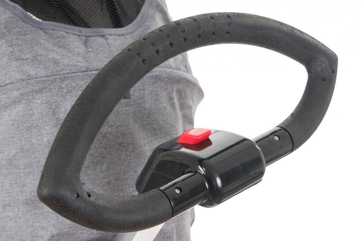 Tobi Velar kolmipyöräinen polkupyörä + sadekelmu - harmaa