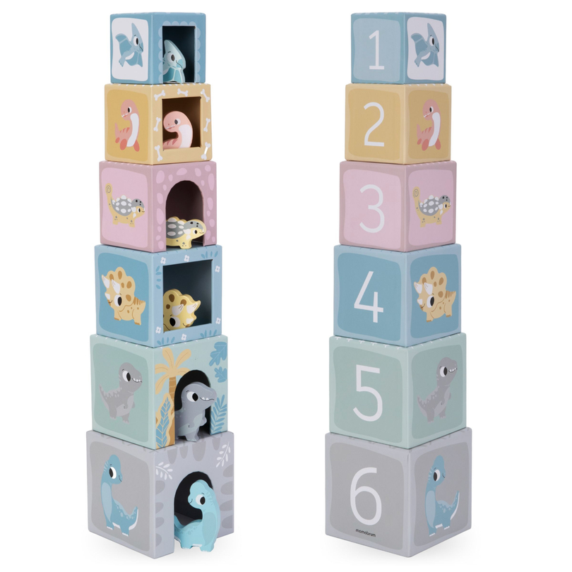 Torni lajittelija hahmoilla Dinosaurukset