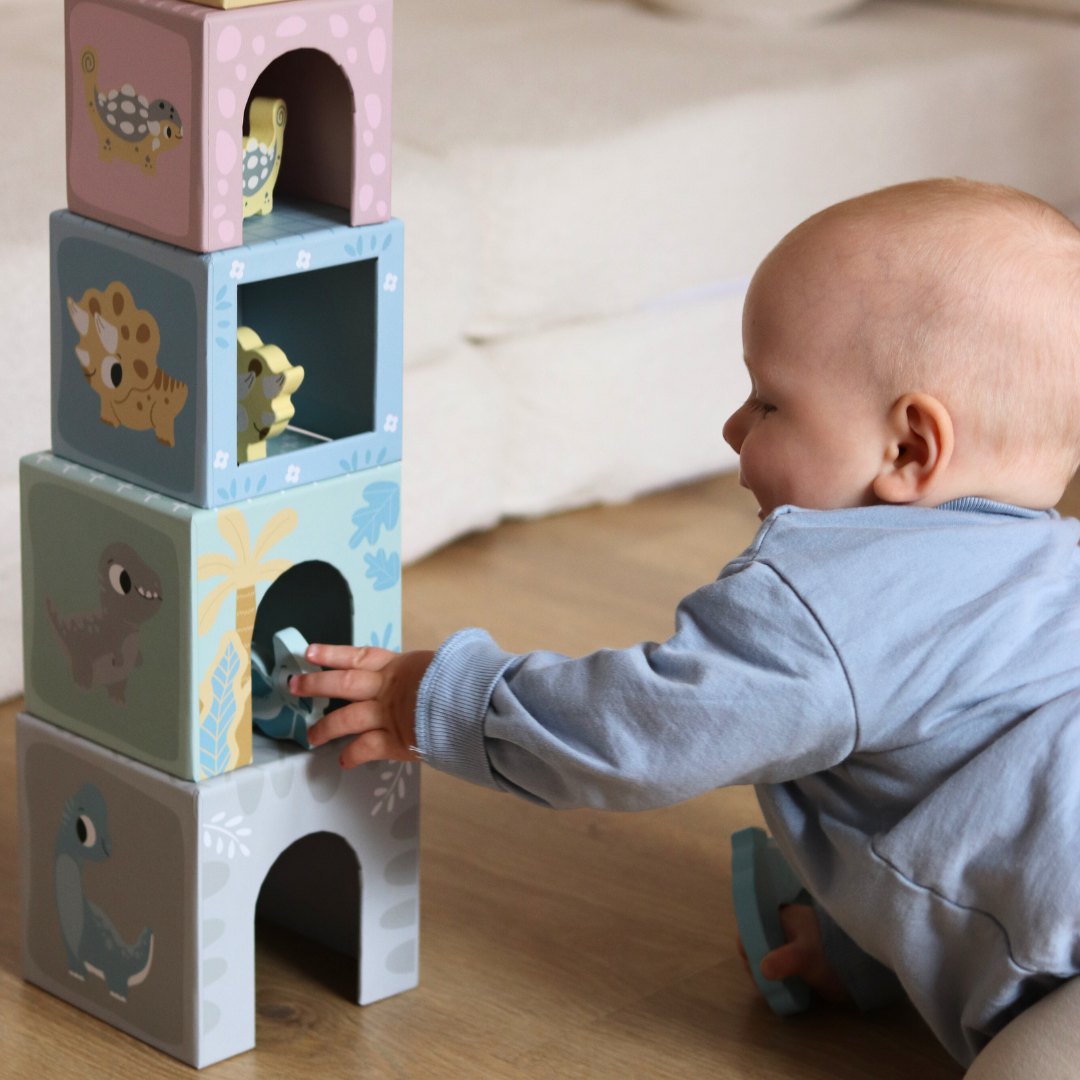 Torni lajittelija hahmoilla Dinosaurukset