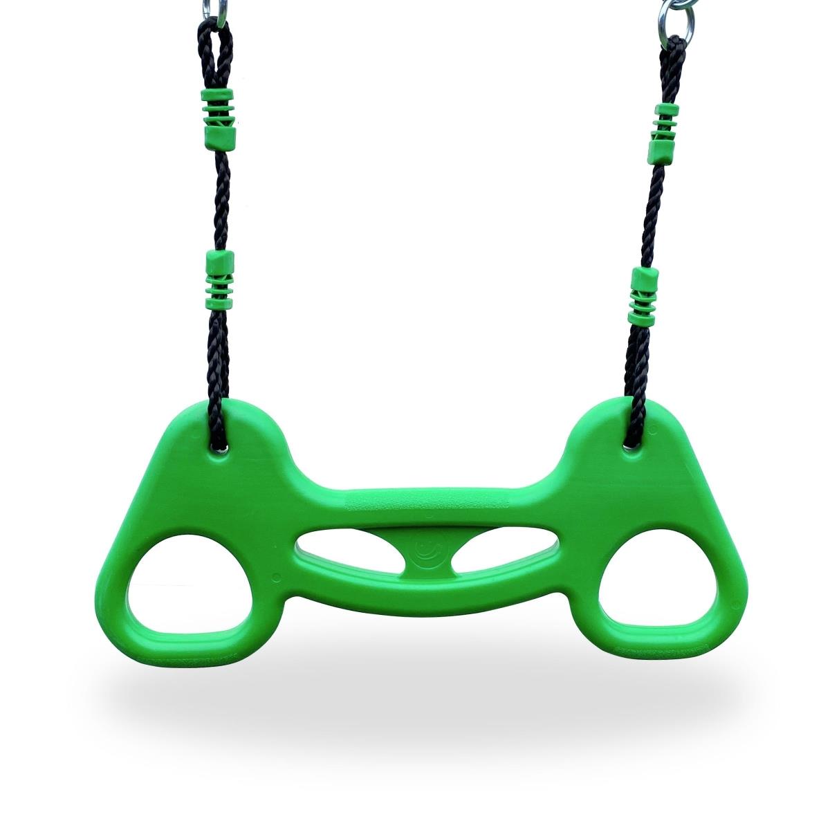 Lasten XXL puutarhaleikkipaikka, jossa on keinu, voimistelutrapetsi ja liukumäki