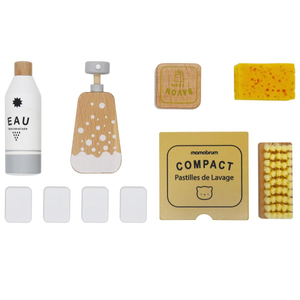 Puinen siivoussarja lapsille - 10 tuotetta