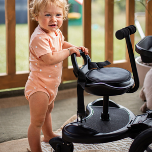 MR BUGGY pyörätuolin jatke istuimella - LED-pyörät