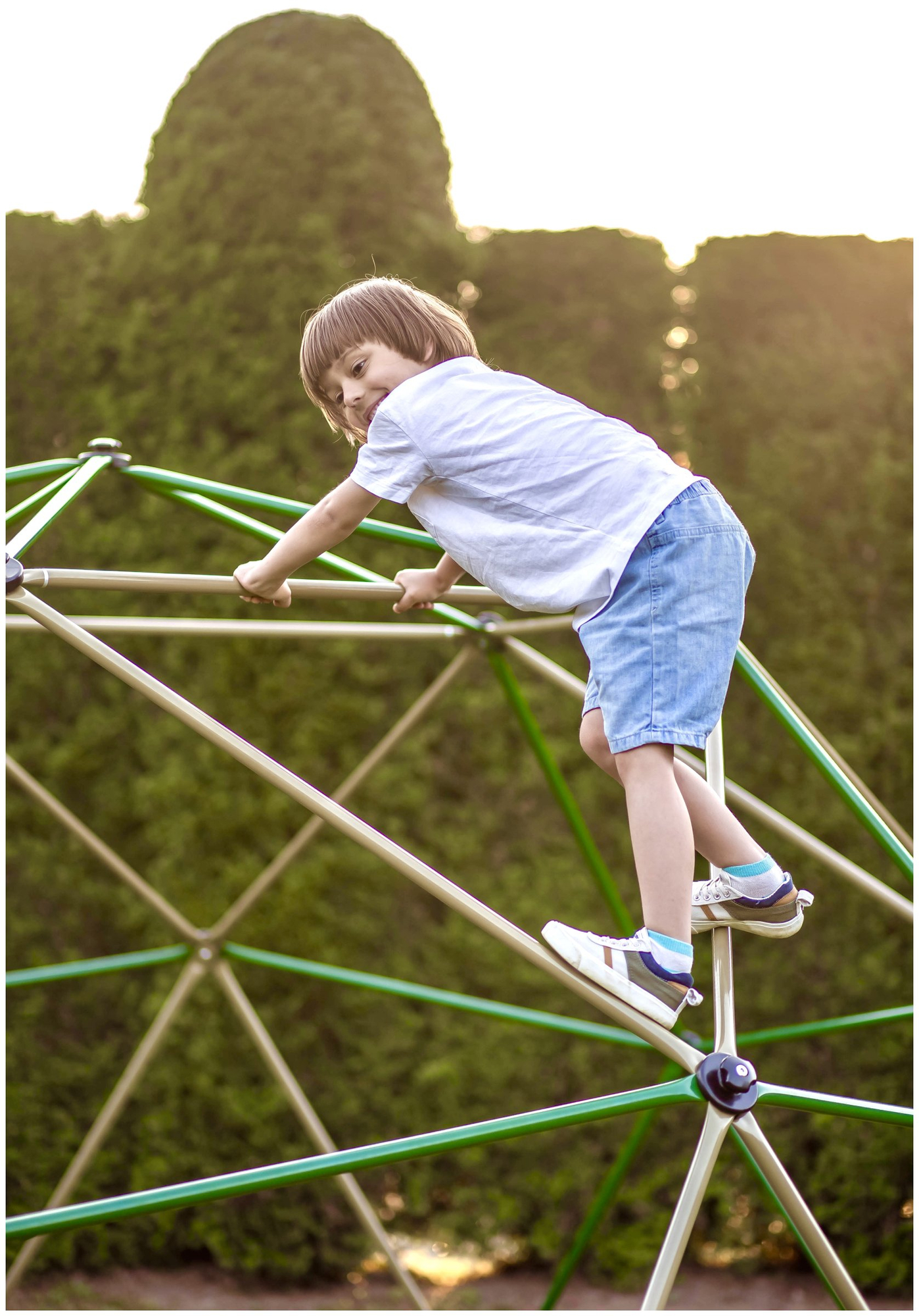 HyperMotion Lasten kiipeilykupoli XXL, Geodome, Puutarha leikkipaikka, halkaisija: 3 m
