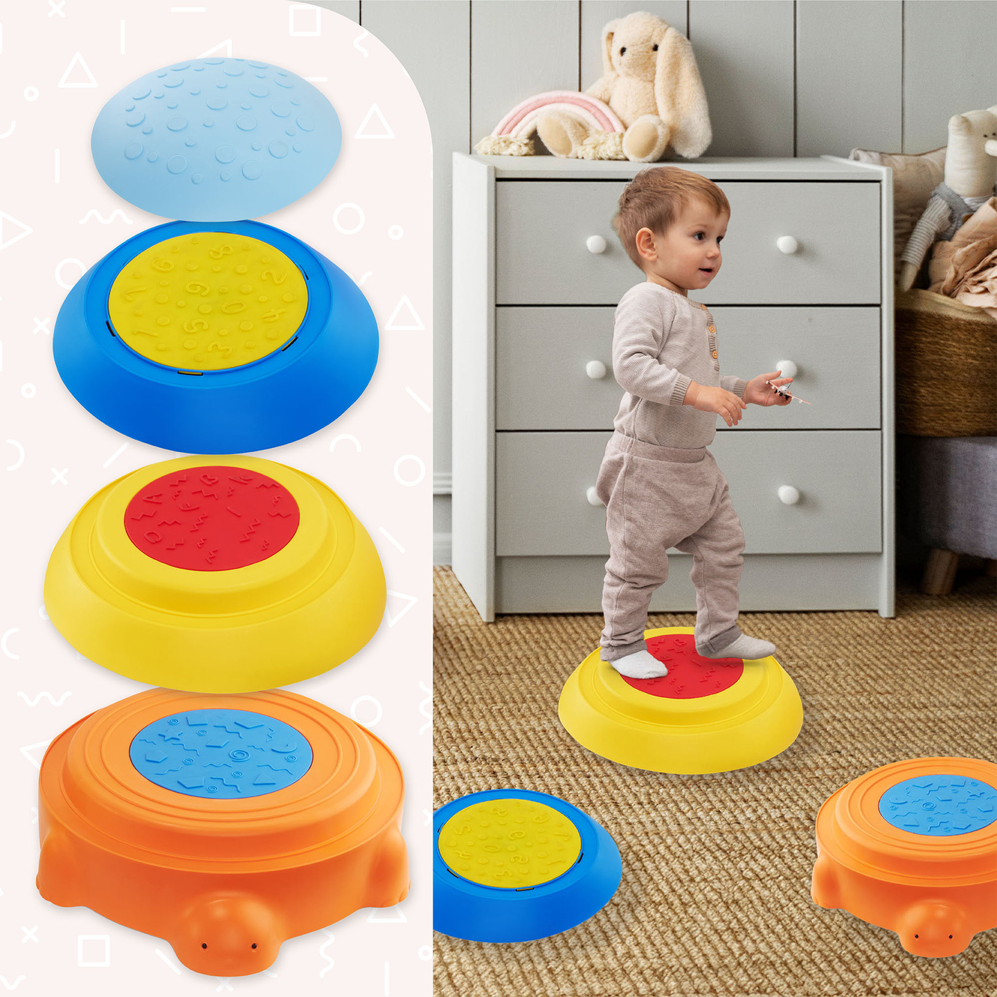 Aistipolku lapsille - Värikäs kilpikonna