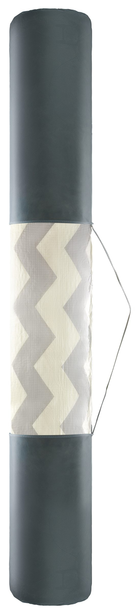 Kaksipuolinen vaahtomuovimatto XXL - rulla 2 CM (tie ja siksakit)