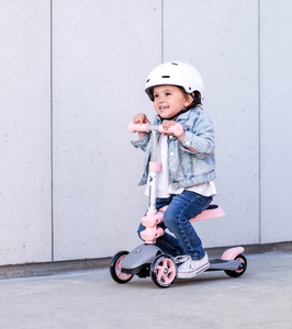 HyperMotion 3in1 tasapaino kolmipyörä - vaaleanpunainen