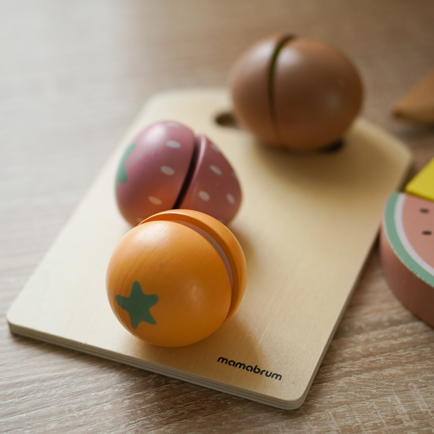 Puiset leikkaushedelmät - setti