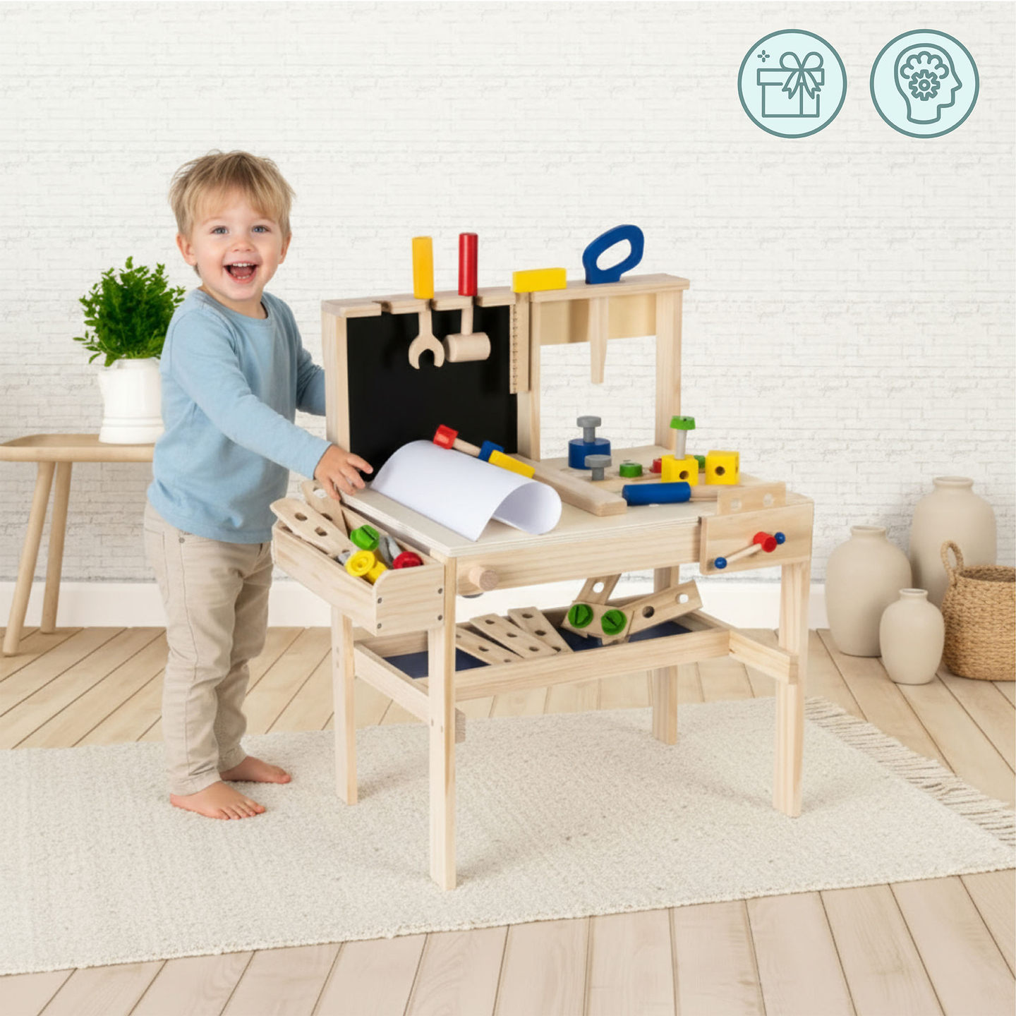 Puinen DIY-sarja XXL - 75 palaa