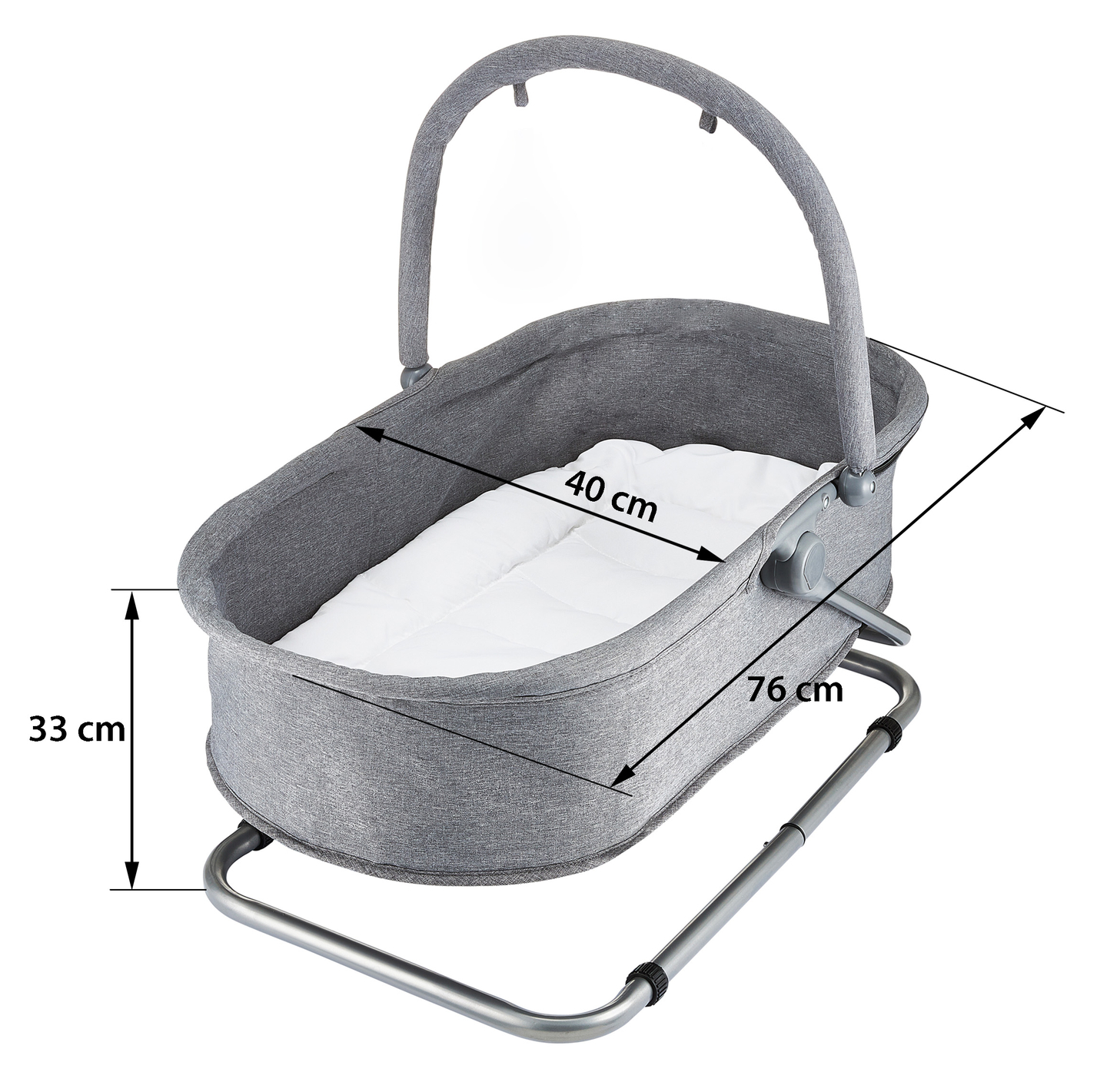 Lepotuoli + kelluntaistuin + pinnasänky 3 in 1 - Moby-System MILA - Moby-System MILA