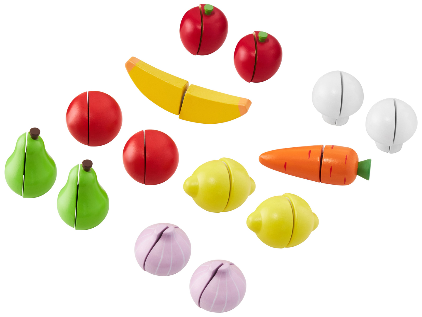 Suuri puukauppa - koju ja teatteri 2 in 1, jossa on vaaka, maksupääte, hedelmiä ja vihanneksia