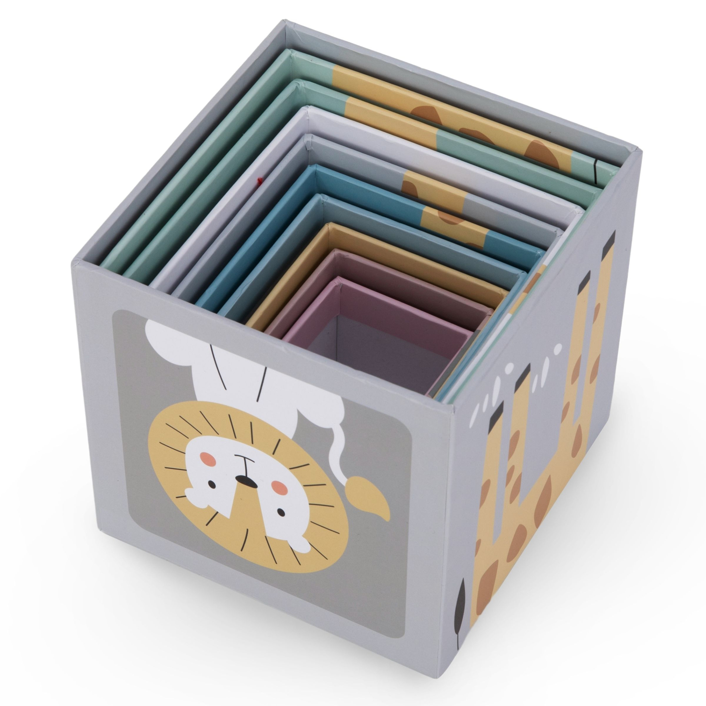 Palapelitorni lapsille 10 palaa - numerot ja eläimet