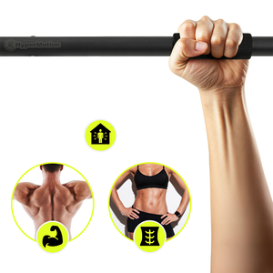 HyperMotion säädettävä leuanvetotanko 80-130 cm, 150 kg, musta