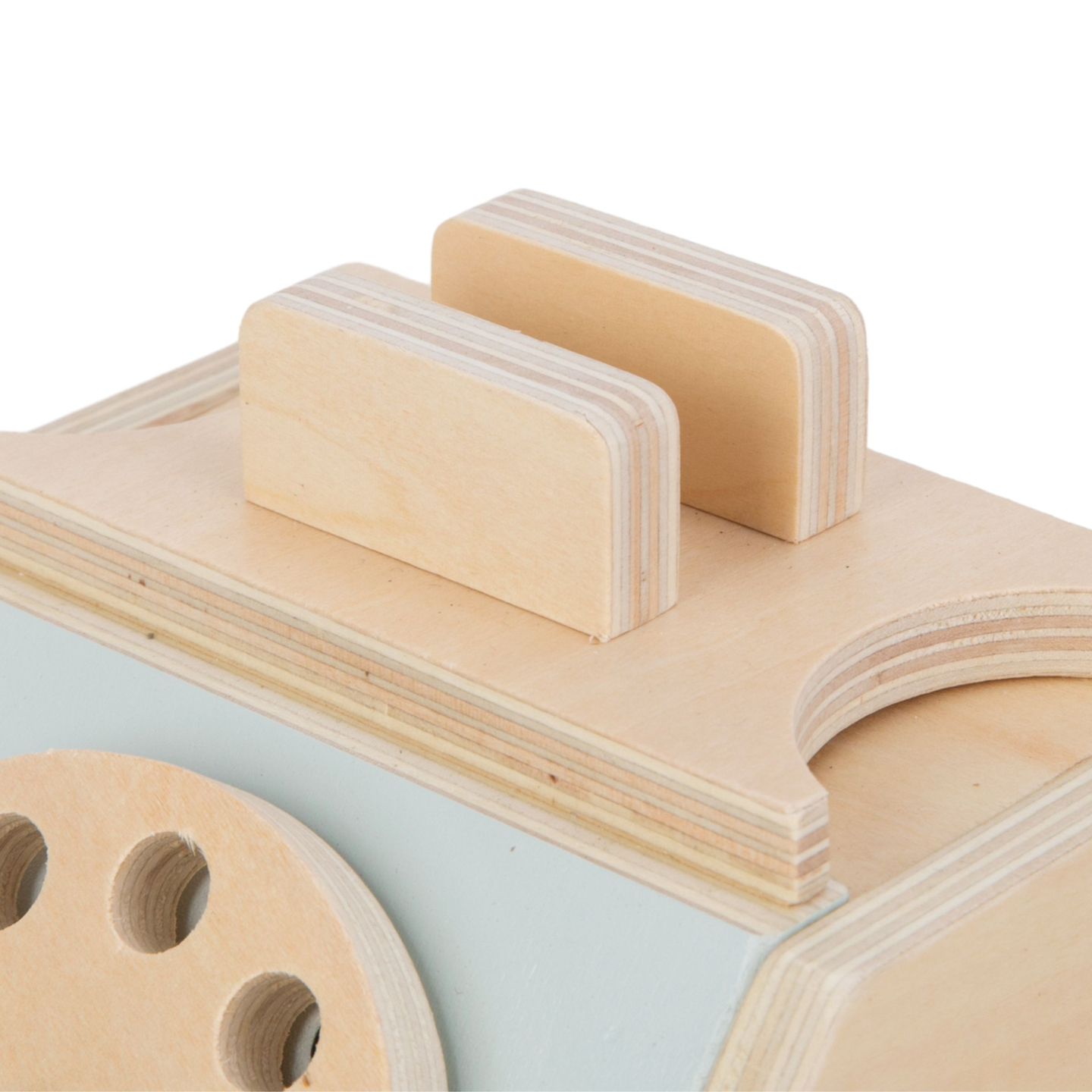 Retro puinen puhelin - minttu