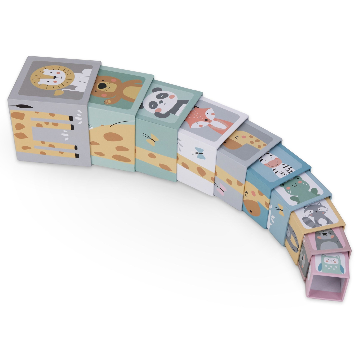 Palapelitorni lapsille 10 palaa - numerot ja eläimet