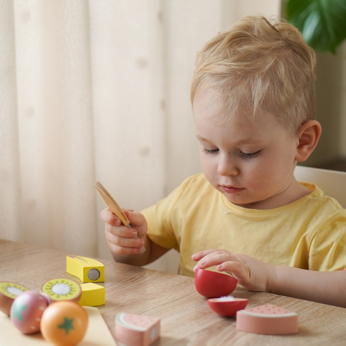 Puiset leikkaushedelmät - setti