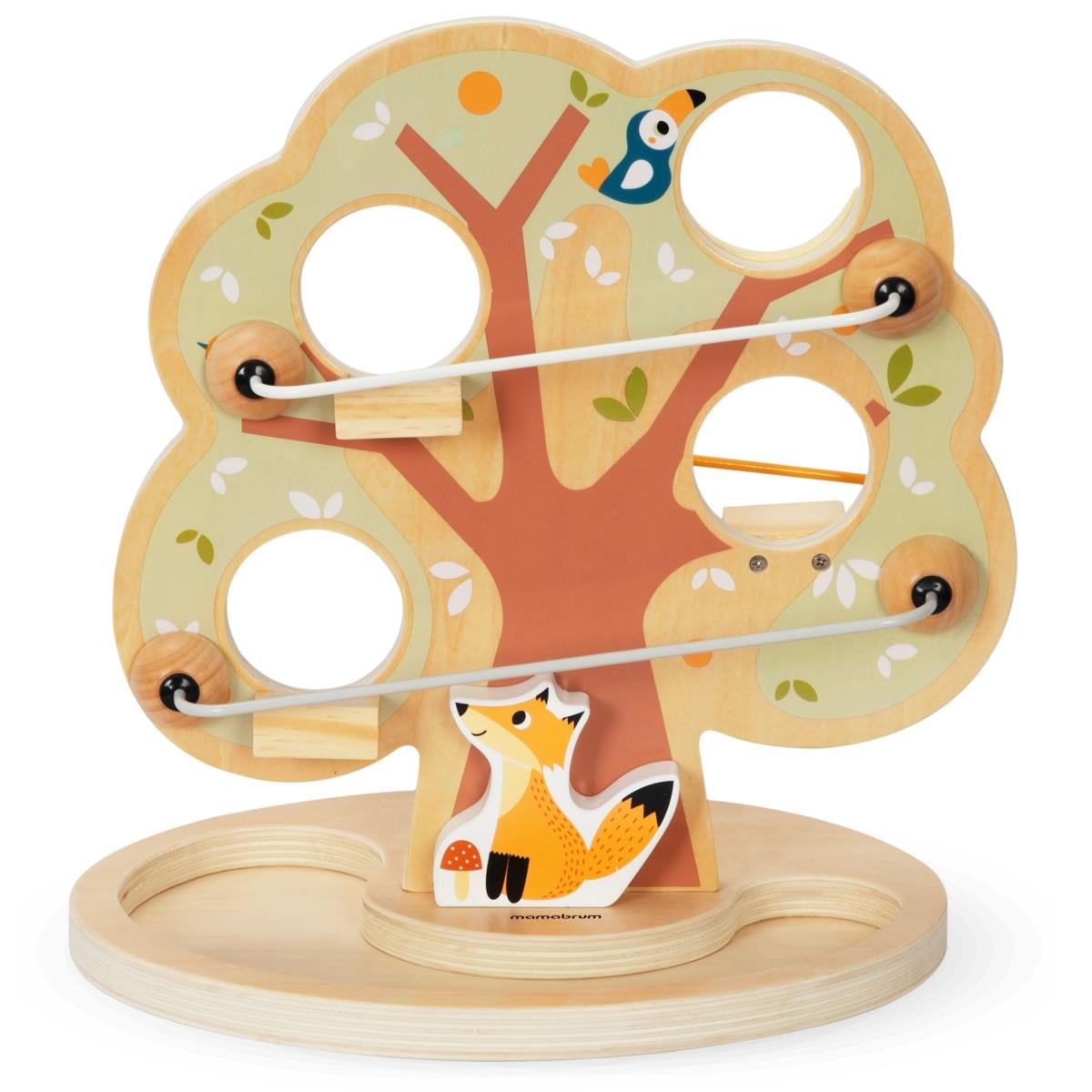 Puinen pallo liukumäki - Vihreä puu