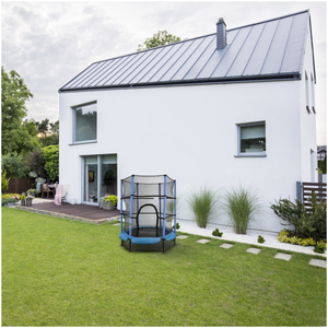 Kotitrampoliini 140cm turvaverkolla - lapsille 3-6 vuotta