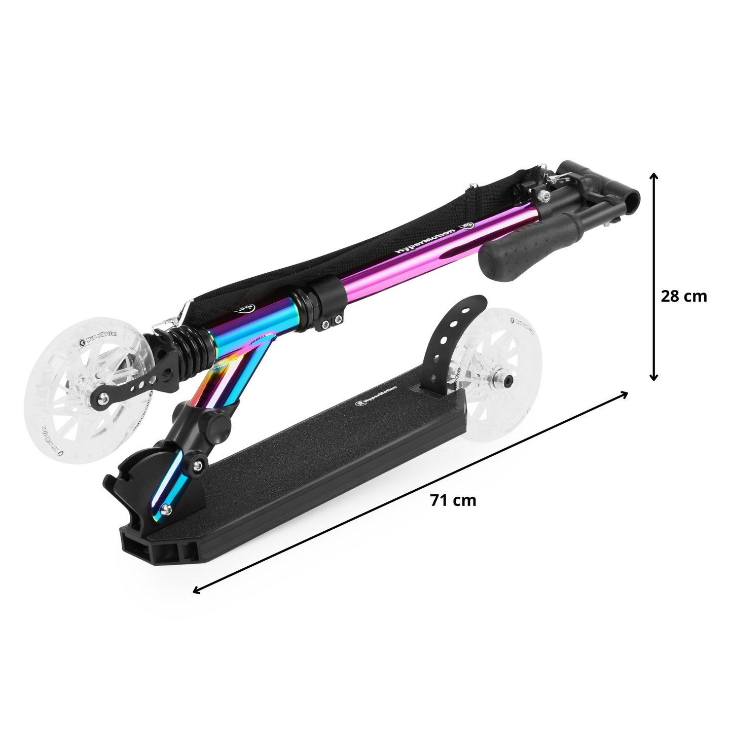 Kaksipyöräinen skootteri HOLO MAJESTIC HyperMotion 100kg - täysalumiinia