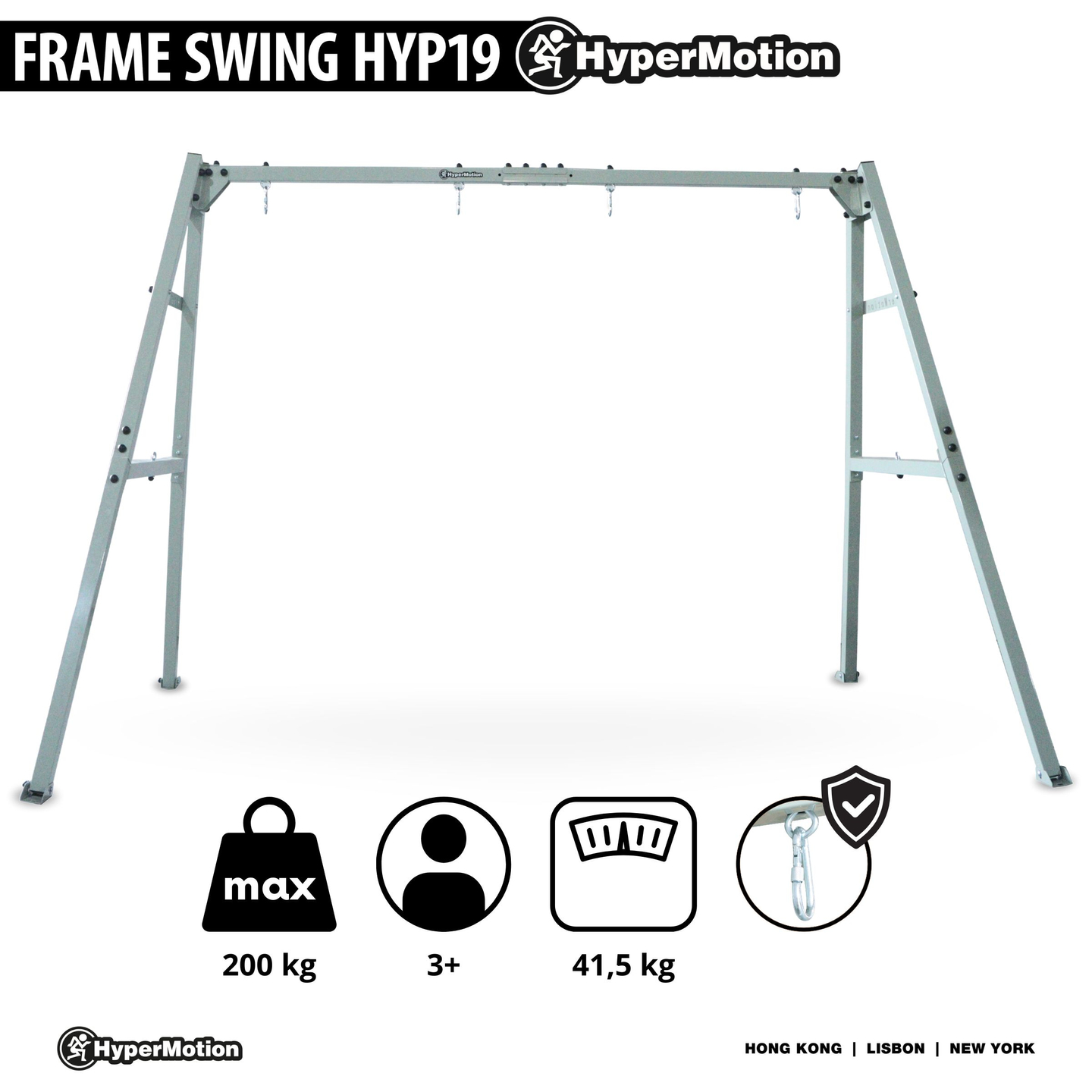 Teräsrunko puutarhakeinua tai riippumattoa varten