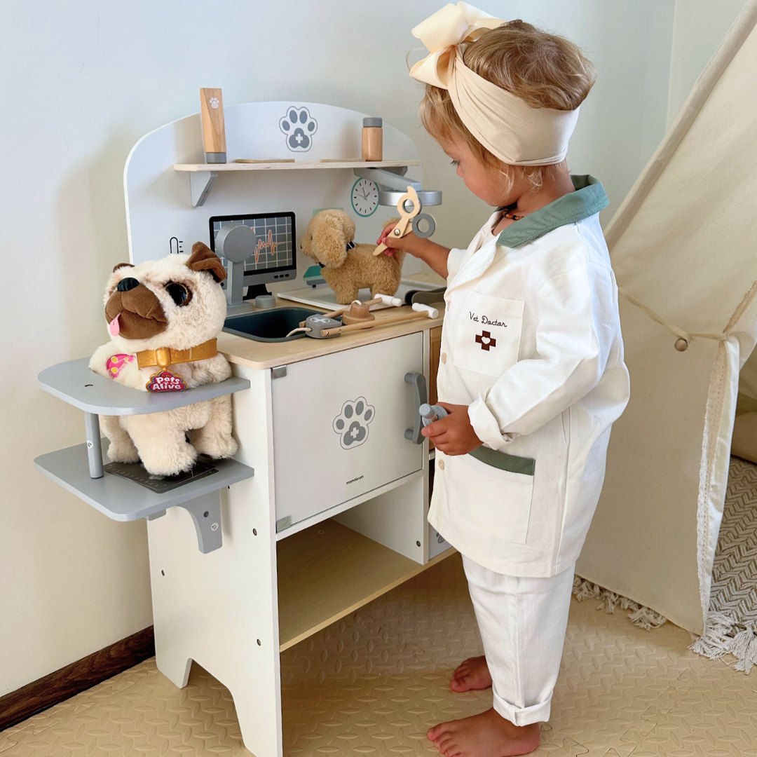 Eläinsairaala - puinen setti