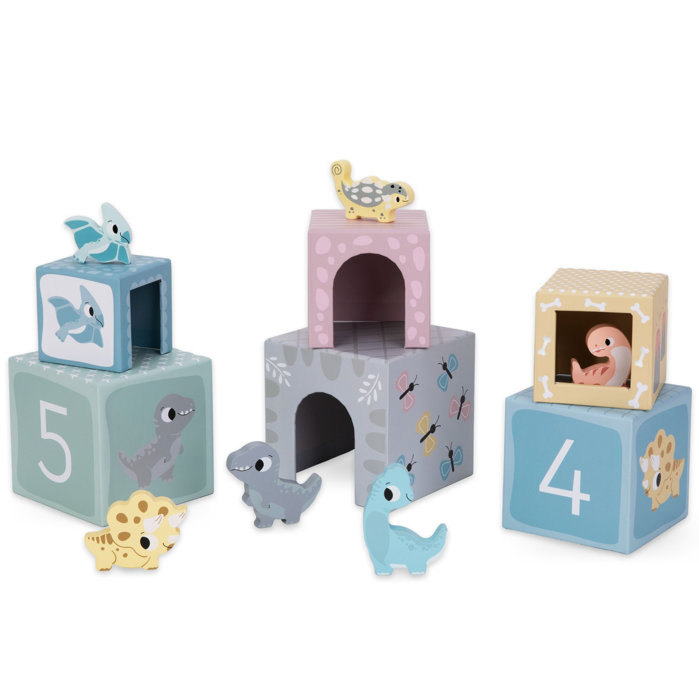 Torni lajittelija hahmoilla Dinosaurukset