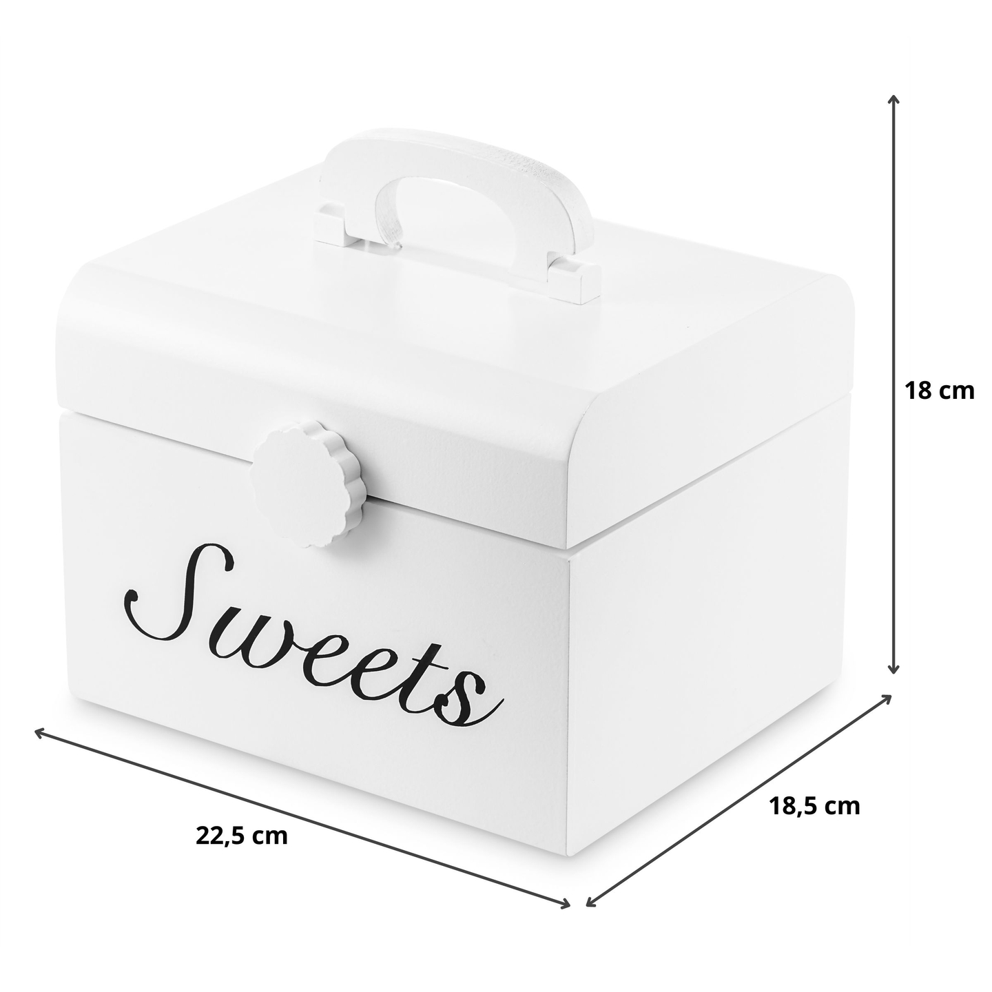 Puinen leikkaus karkkilaatikko, makeiskauppa