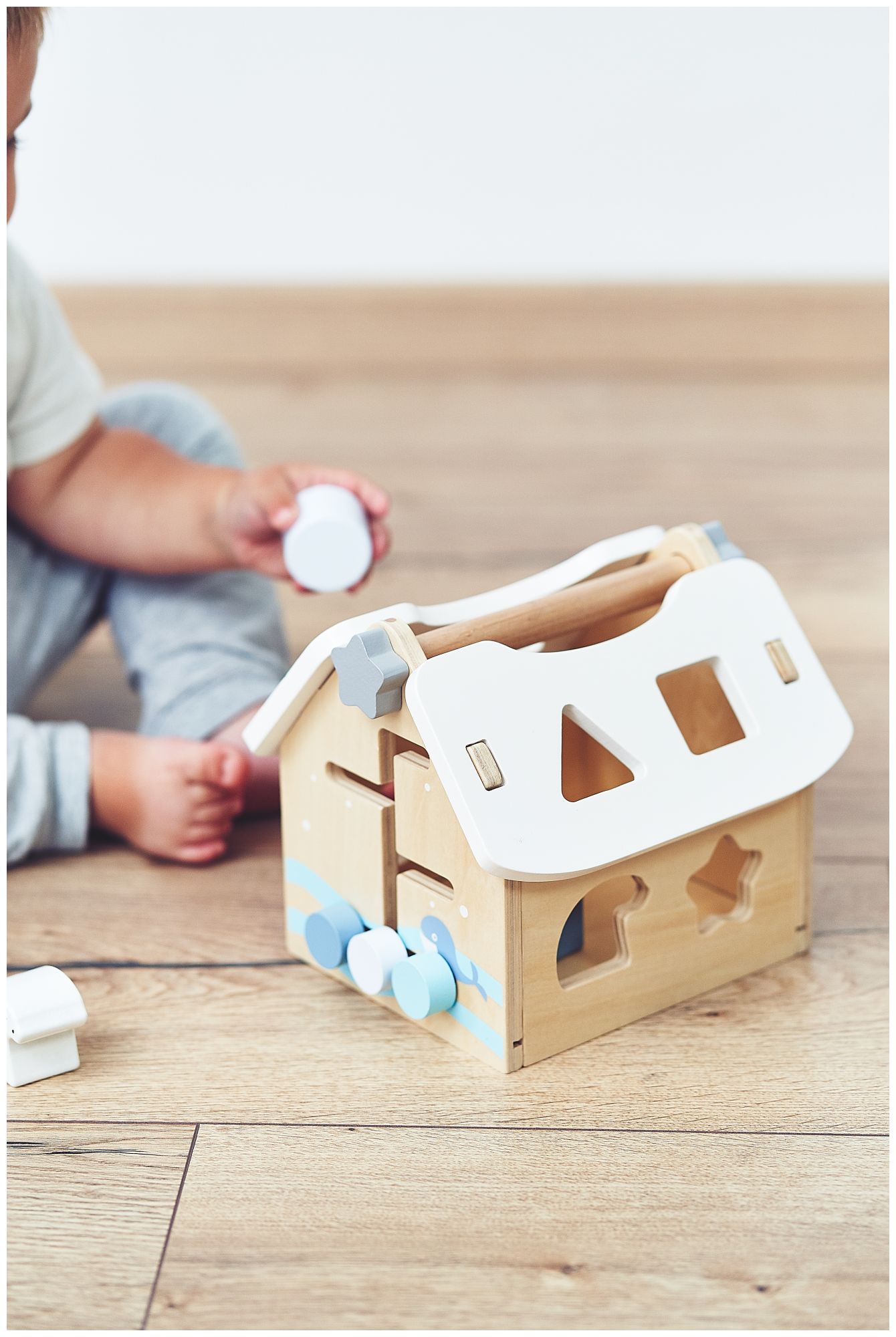 Sorter - opettavainen puutalo palikoilla