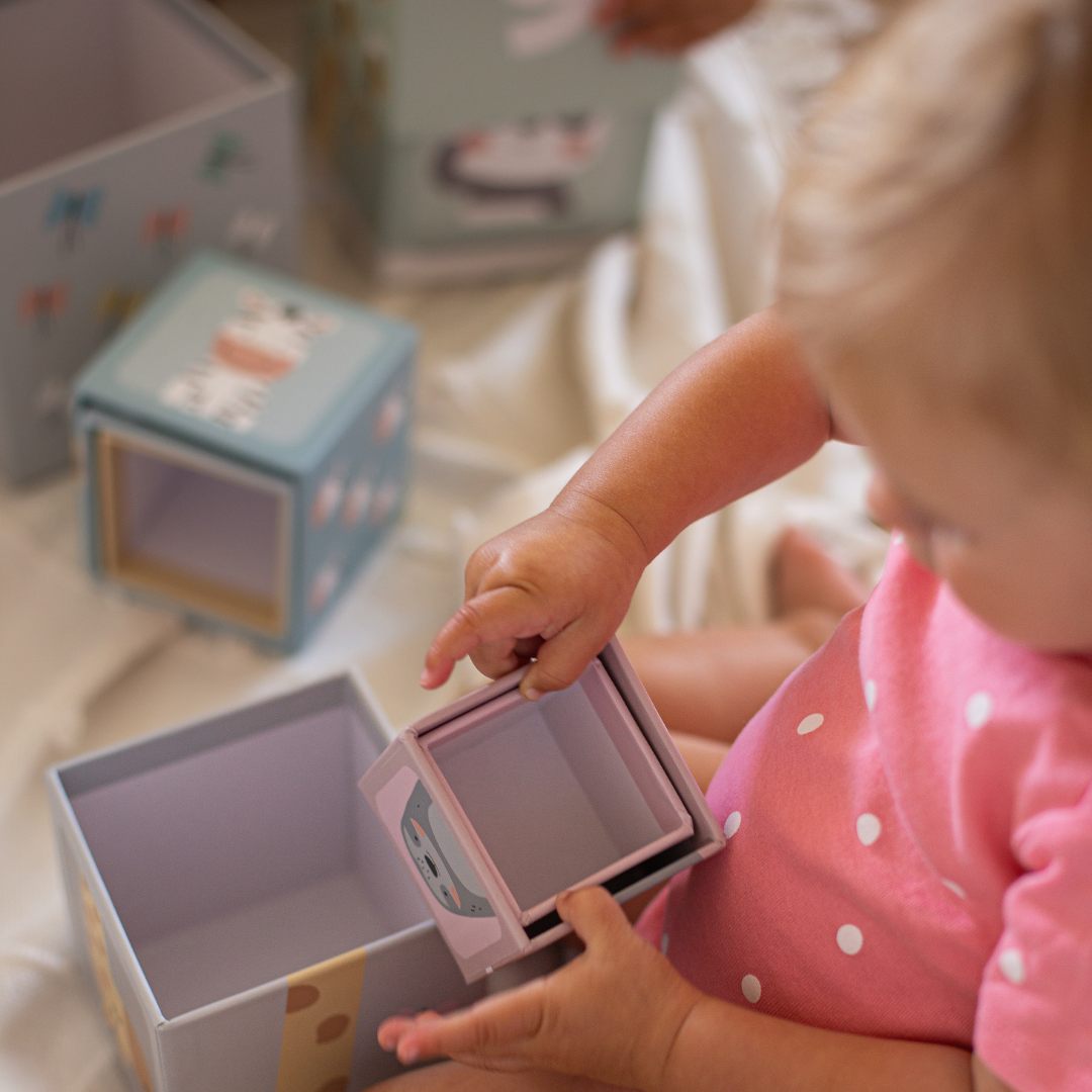 Palapelitorni lapsille 10 palaa - numerot ja eläimet