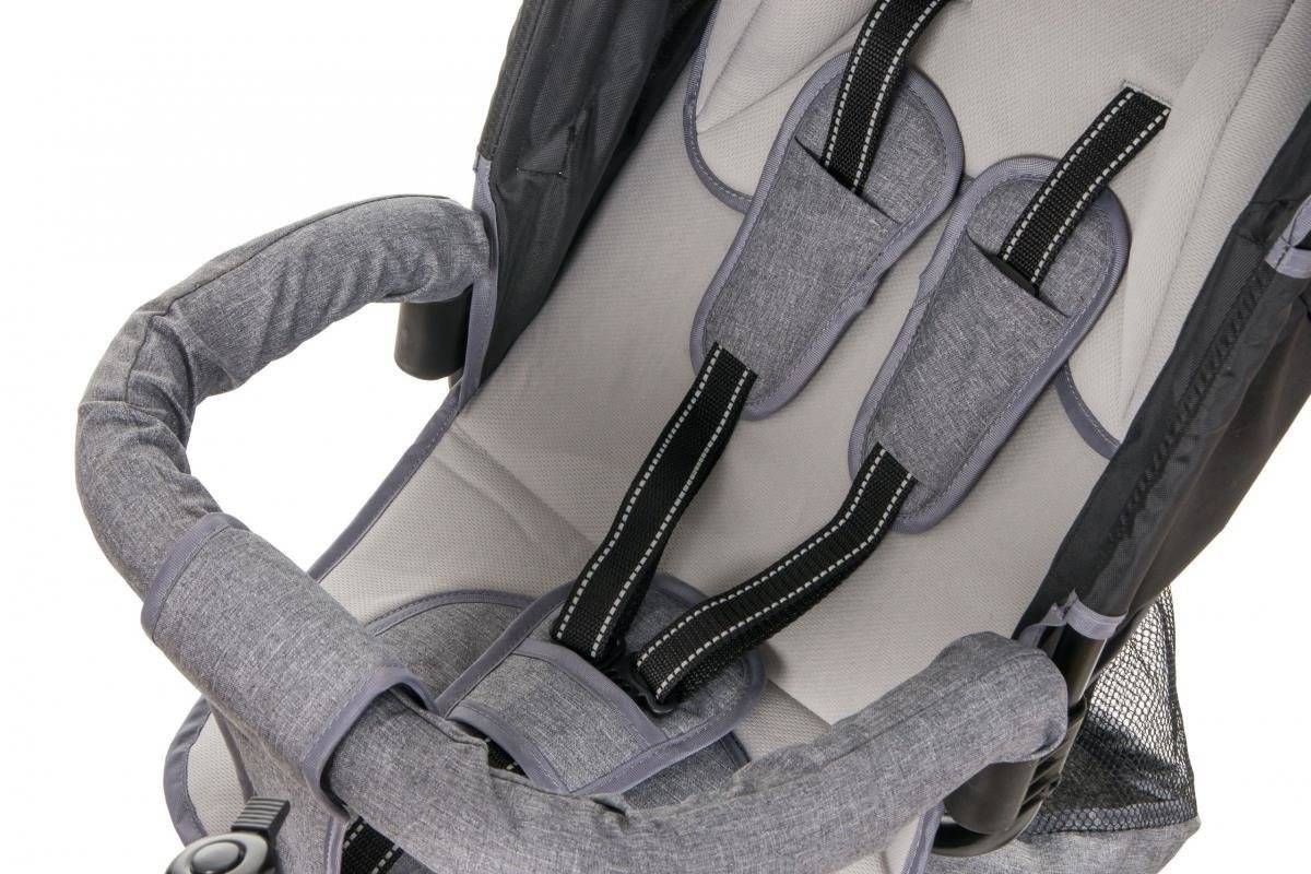 Tobi Velar kolmipyöräinen polkupyörä + sadekelmu - harmaa