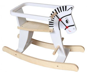 Puinen keinuhevonen kaiteilla K11