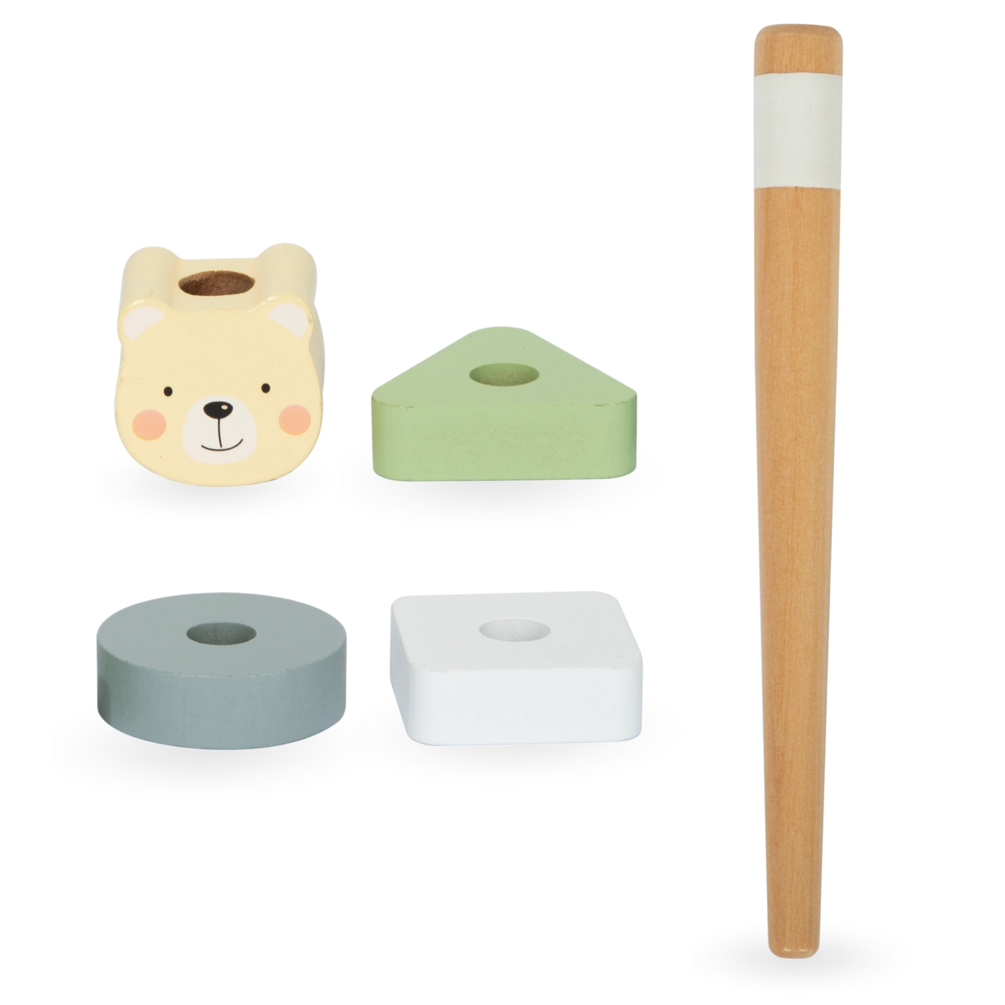 Puinen opettavainen 7-in-1-musiikkipöytä symbaaleilla ja gongilla - villi viidakko