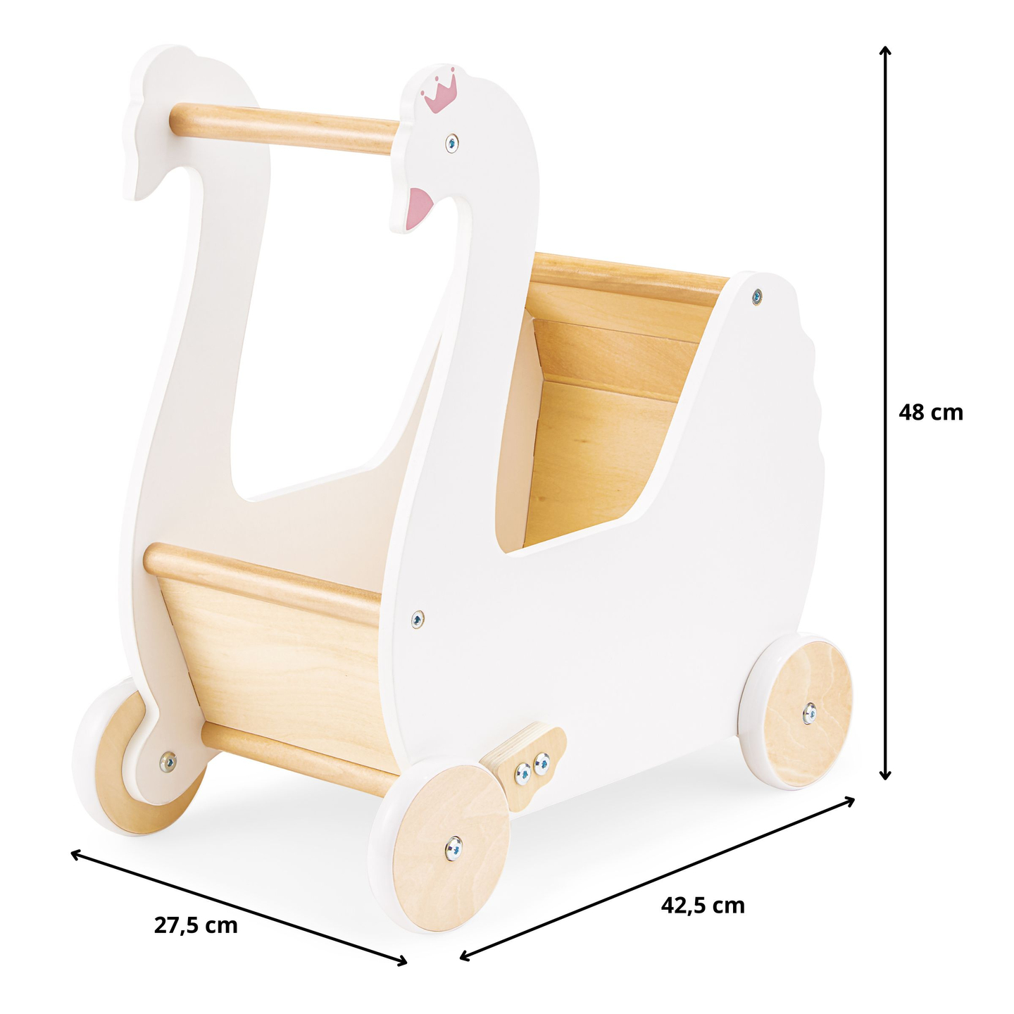 Puiset nukenrattaat - Swan